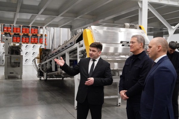 The first technological lines of the Rossilber plant for the production of paints have been launched in the Ufa region