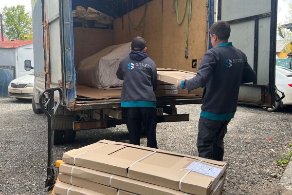 A resident of the Ufa Industrial Park has shipped a batch of furniture for humanitarian aid to residents of the DPR and LPR